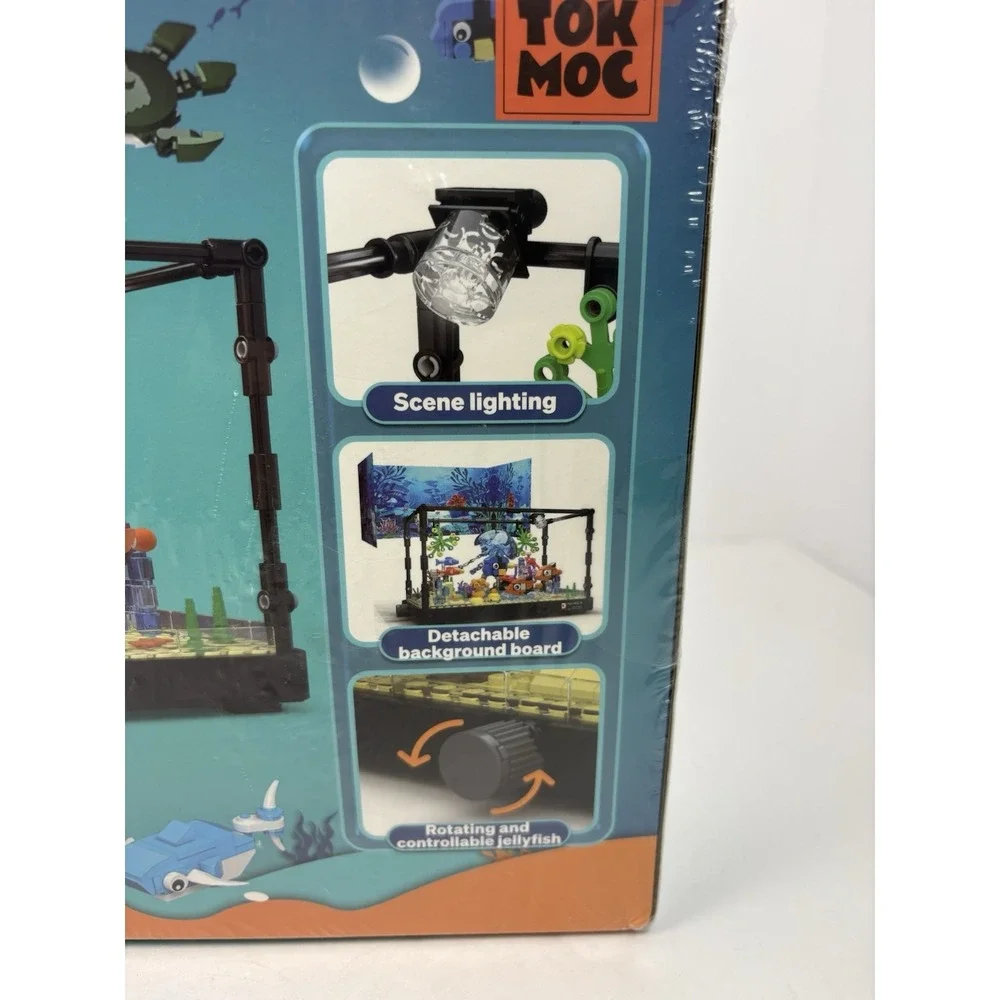 NIB Tok Moc Fantastic Night View Of Aquarium Building Set.
